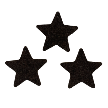 Kleiner Filz Stern (3 er Set)